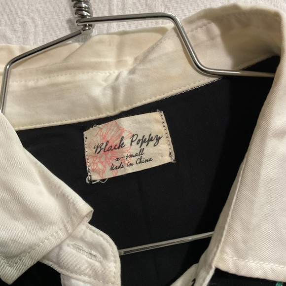 Embroidered Western Shirt with Roses - Picture 2 of 2